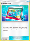 Order Pad 131/156 Ultra Prism English Pokémon card