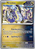 Miraidon 121/162 Temporal Forces English Pokémon card