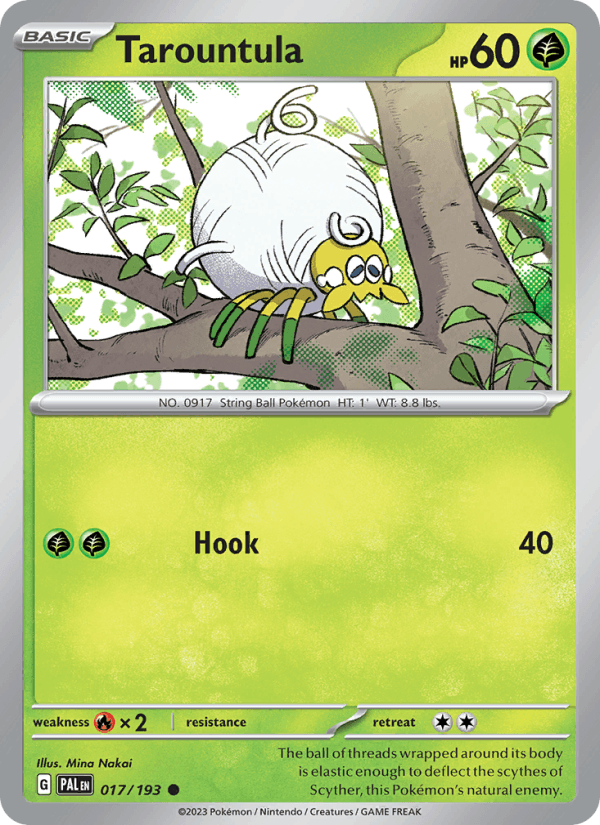 Tarountula 17/193 Paldea Evolved English Pokémon card