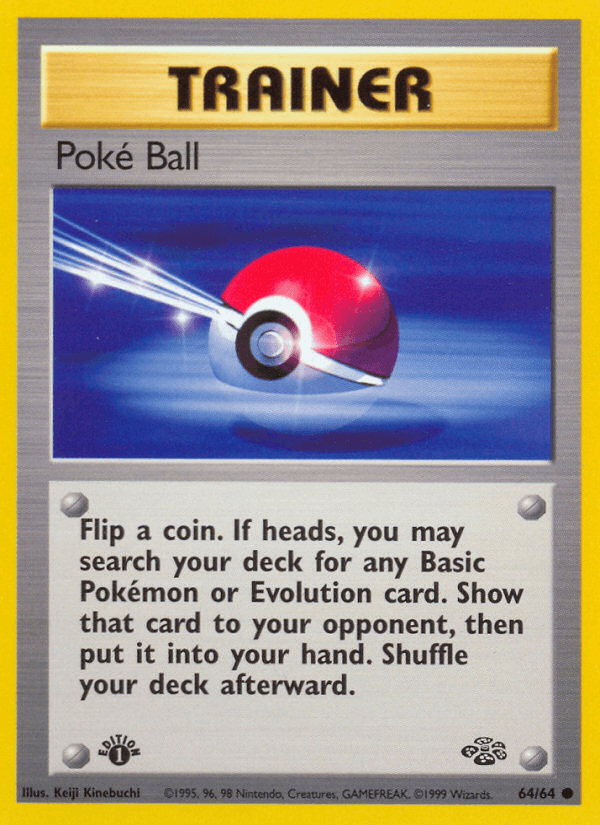 Poké Ball 64/64 Jungle English Pokémon card