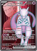 Team Rocket's Mewtwo ex 213/182 Destined Rivals English Pokémon card