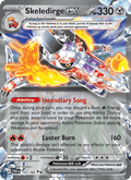 Skeledirge ex 137/182 Paradox Rift English Pokémon card