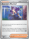 Acerola's Mischief 180/217 Ascended Heroes English Pokémon card