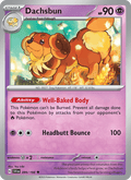 Dachsbun 99/198 Scarlet & Violet English Pokémon card