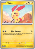 Plusle 60/182 Paradox Rift English Pokémon card