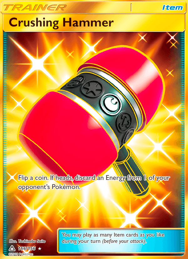 Crushing Hammer 166/156 Ultra Prism English Pokémon card