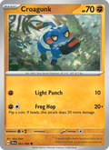 Croagunk 23/64 Shrouded Fable English Pokémon card