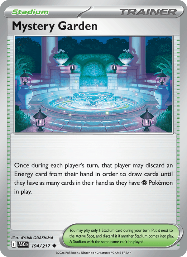 Mystery Garden 194/217 Ascended Heroes English Pokémon card