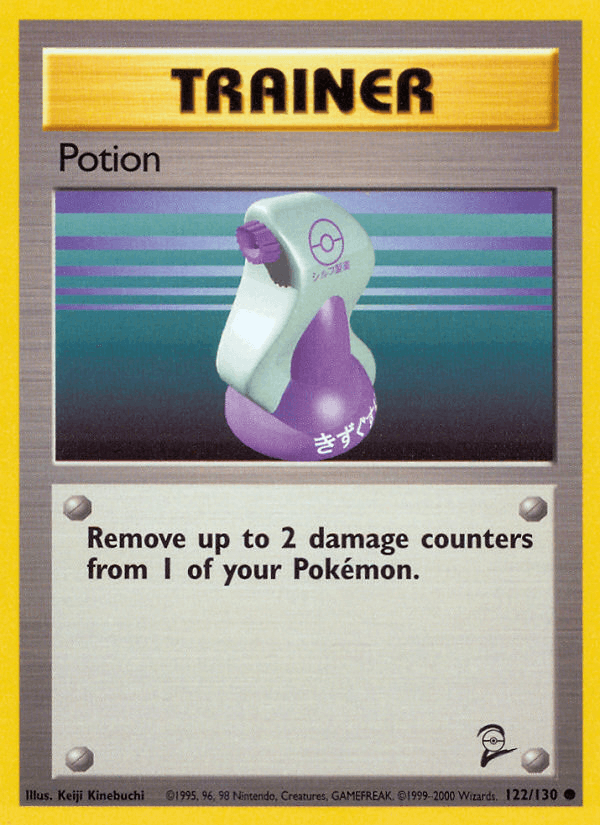 Potion 122/130 Base Set 2 English Pokémon card