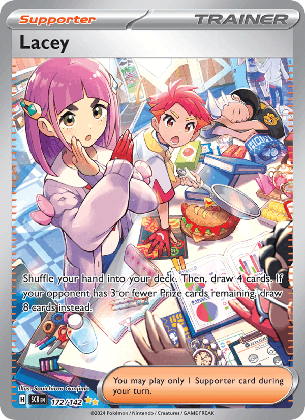 Lacey 172/142 Stellar Crown English Pokémon card