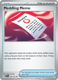 Meddling Memo 181/191 Surging Sparks English Pokémon card