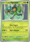 Teal Mask Ogerpon 26/182 Destined Rivals English Pokémon card