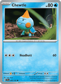 Chewtle 43/142 Stellar Crown English Pokémon card