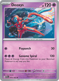 Deoxys 74/182 Paradox Rift English Pokémon card
