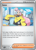 Iono 80/91 Paldean Fates English Pokémon card