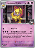 Team Rocket's Hypno 80/182 Destined Rivals English Pokémon card