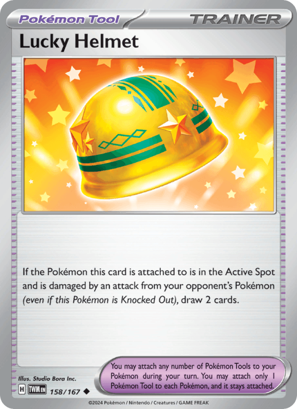 Lucky Helmet 158/167 Twilight Masquerade English Pokémon card
