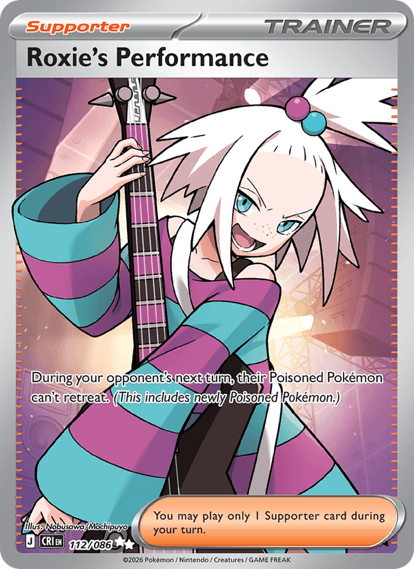 Roxie's Performance 112/86 Chaos Rising English Pokémon card