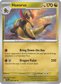 Haxorus 46/64 Shrouded Fable English Pokémon card