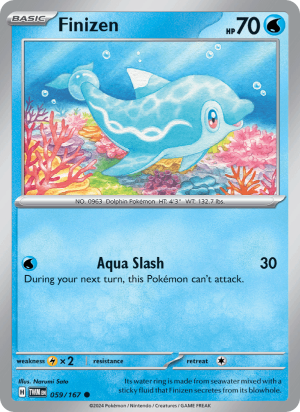 Finizen 59/167 Twilight Masquerade English Pokémon card