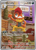 Scrafty 139/86 White Flare English Pokémon card