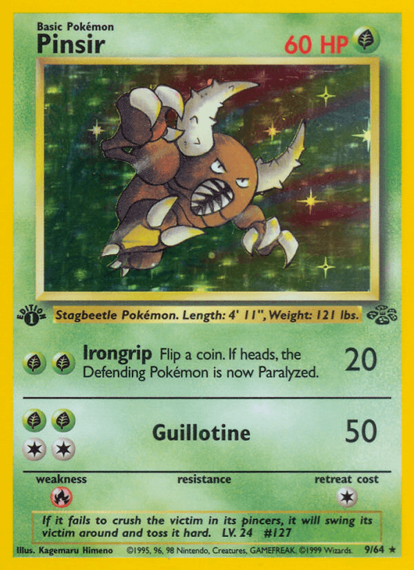 Pinsir 9/64 Jungle English Pokémon card