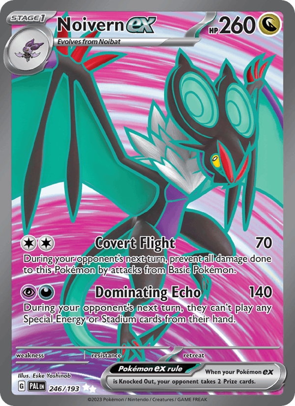 Noivern ex 246/193 Paldea Evolved English Pokémon card