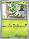 Sprigatito 16/159 Journey Together English Pokémon card