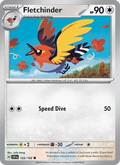 Fletchinder 122/142 Stellar Crown English Pokémon card