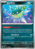Qwilfish 52/86 Chaos Rising English Pokémon card