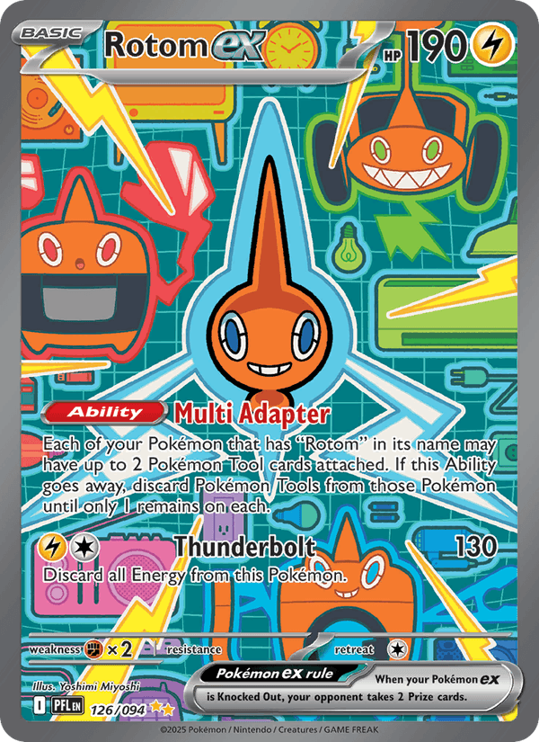 Rotom ex 126/94 Phantasmal Flames English Pokémon card
