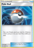 Poké Ball 125/149 Sun & Moon Base Set English Pokémon card