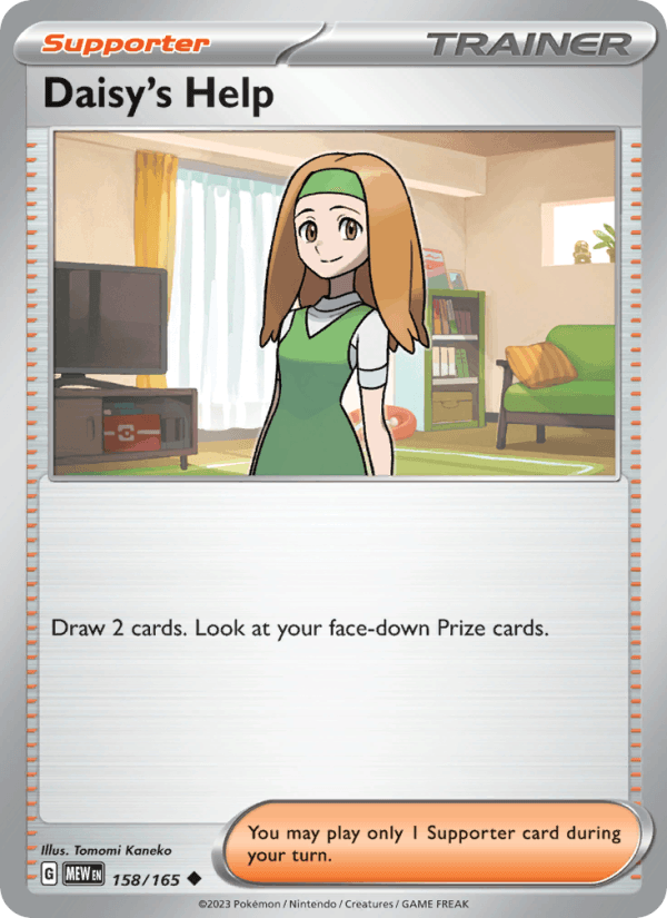 Daisy's Help 158/165 151 English Pokémon card