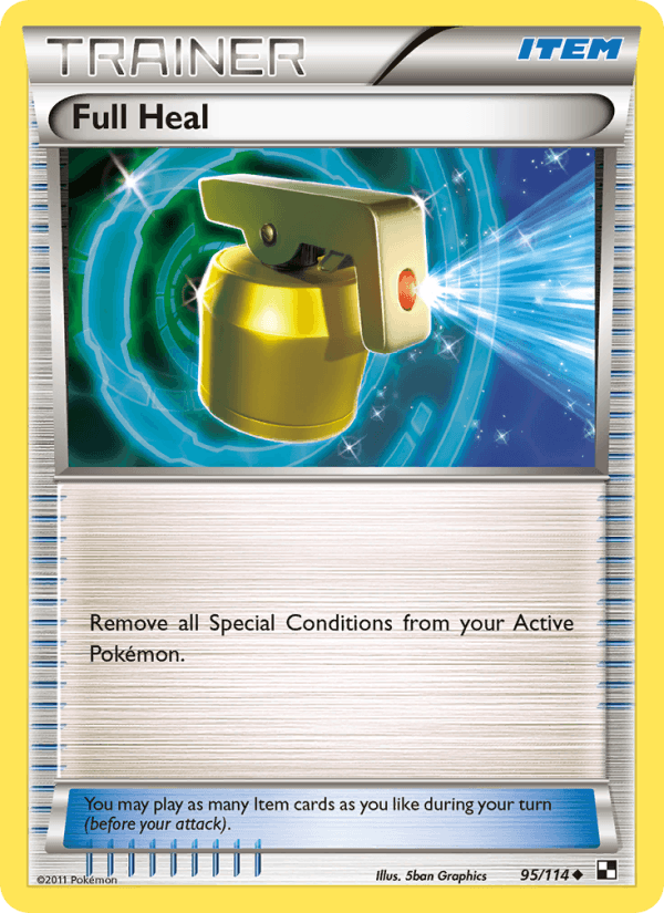 Full Heal 95/114 Black & White English Pokémon card