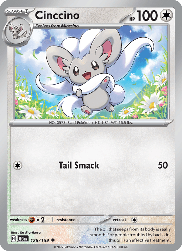 Cinccino 126/159 Journey Together English Pokémon card