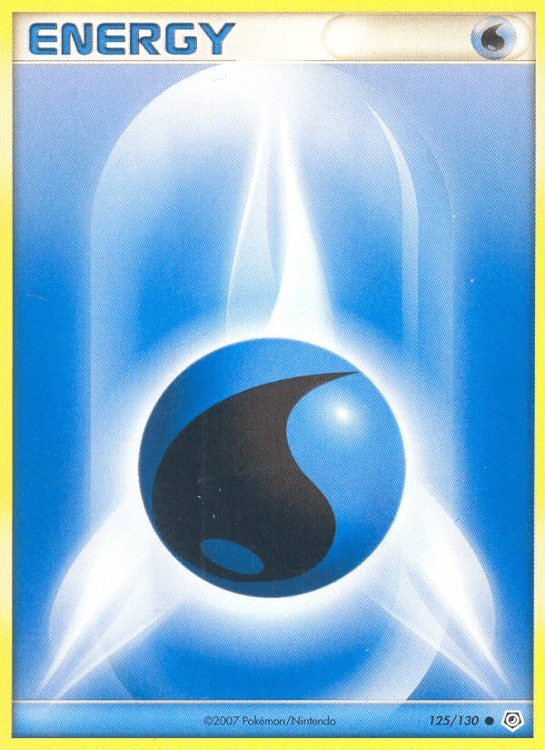 Water Energy 125/130 Diamond & Pearl English Pokémon card