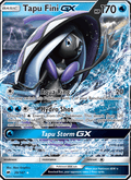 Tapu Fini GX 39/147 Burning Shadows English Pokémon card