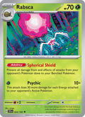 Rabsca 24/162 Temporal Forces English Pokémon card