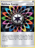 Rainbow Energy 137/149 Sun & Moon Base Set English Pokémon card