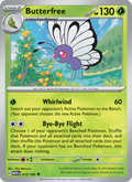 Butterfree 12/165 151 English Pokémon card
