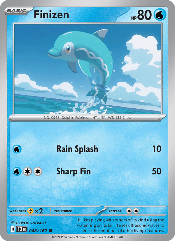 Finizen 48/162 Temporal Forces English Pokémon card