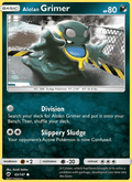 Alolan Grimer 83/147 Burning Shadows English Pokémon card
