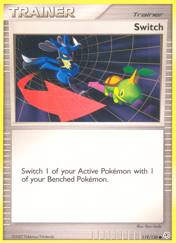 Switch 119/130 Diamond & Pearl English Pokémon card