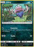 Inkay 89/147 Burning Shadows English Pokémon card