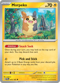 Morpeko 72/167 Twilight Masquerade English Pokémon card