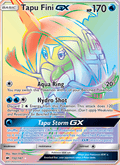 Tapu Fini GX 152/147 Burning Shadows English Pokémon card