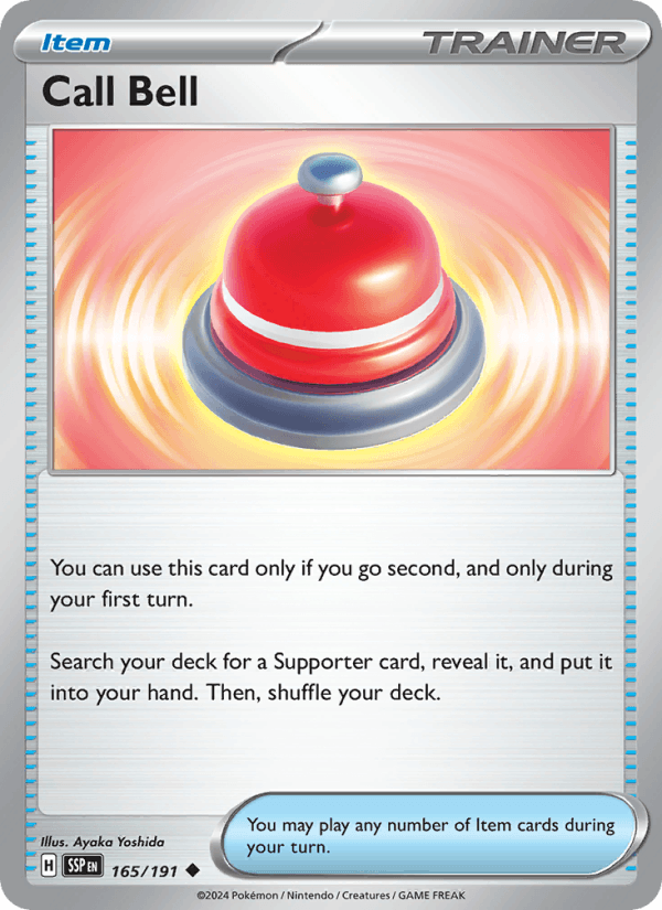 Call Bell 165/191 Surging Sparks English Pokémon card