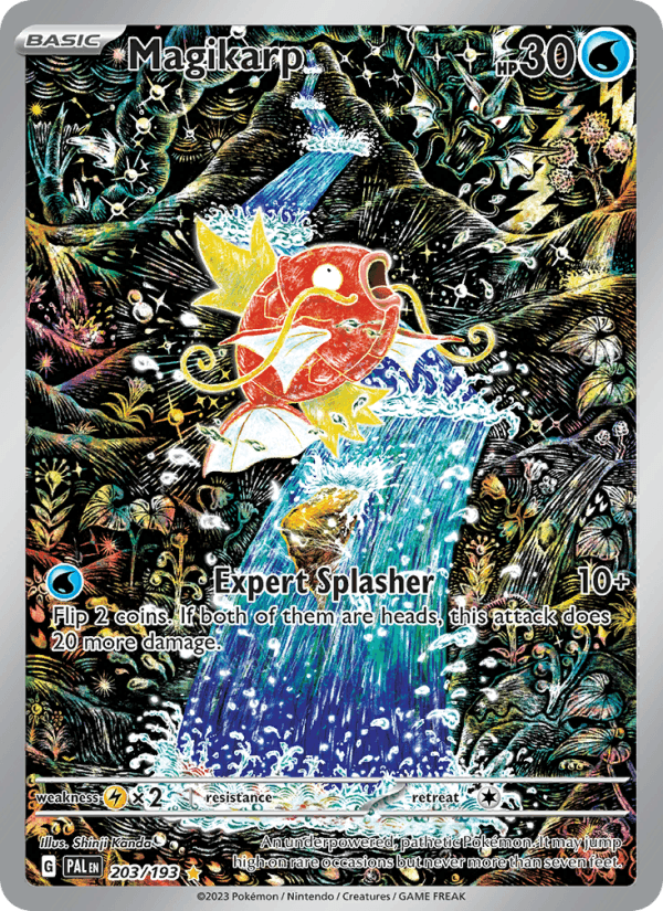 Magikarp 203/193 Paldea Evolved English Pokémon card