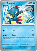 Sneasel 13/64 Shrouded Fable English Pokémon card