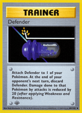 Defender 80/102 Base Set English Pokémon card
